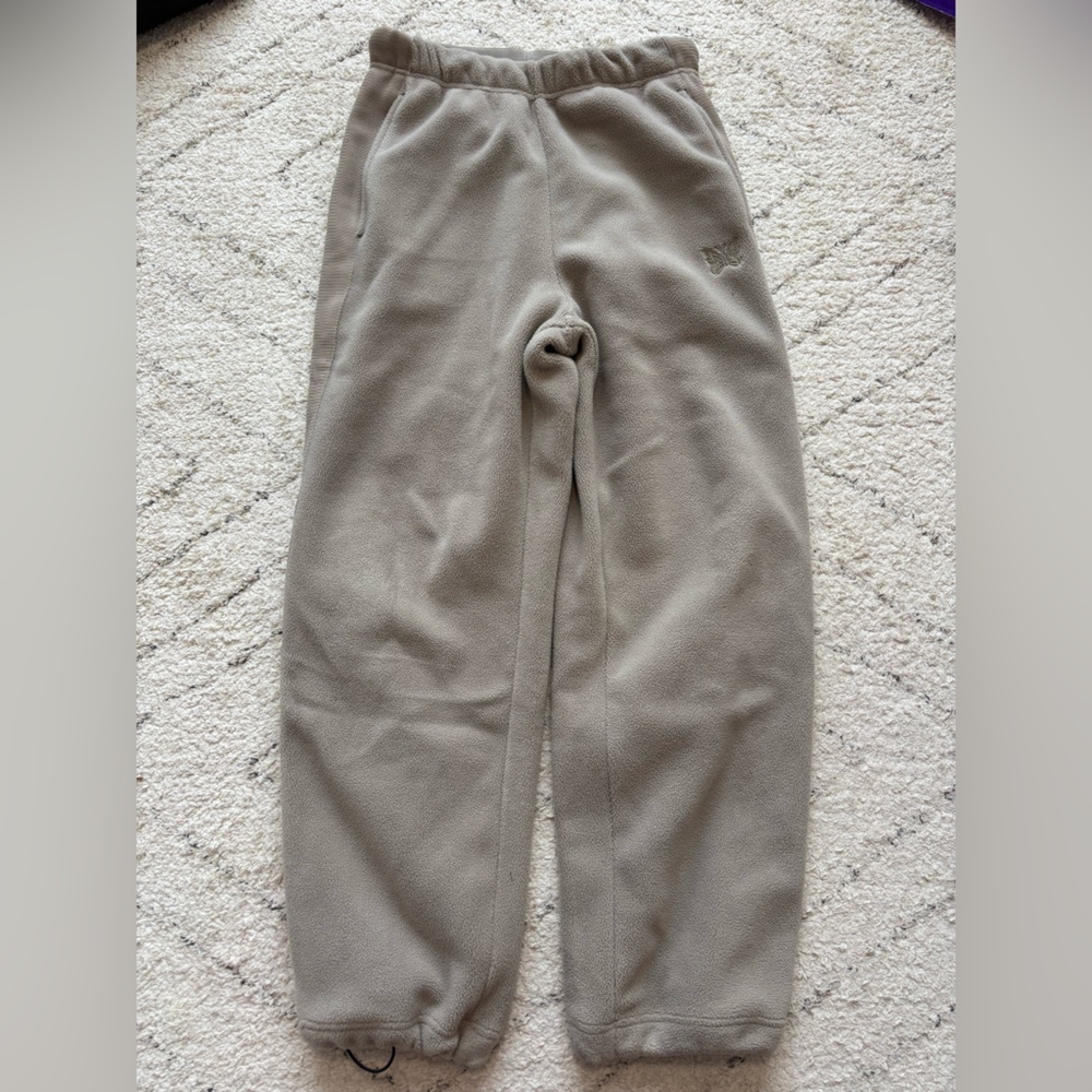 Uniqlo x Needles Beige Fleece Sweatpants